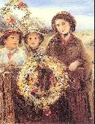 Marshall, Thomas Falcon May Day Garlands oil on canvas